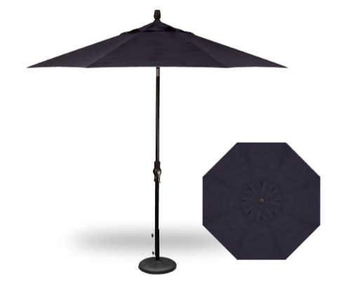 9&#39; Collar Tilt Umbrella