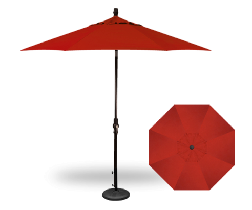 9&#39; Collar Tilt Umbrella