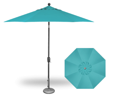 9&#39; Push Button Tilt Umbrella