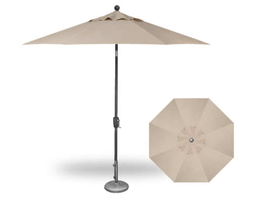 9&#39; Push Button Tilt Umbrella