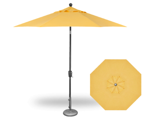 9&#39; Push Button Tilt Umbrella