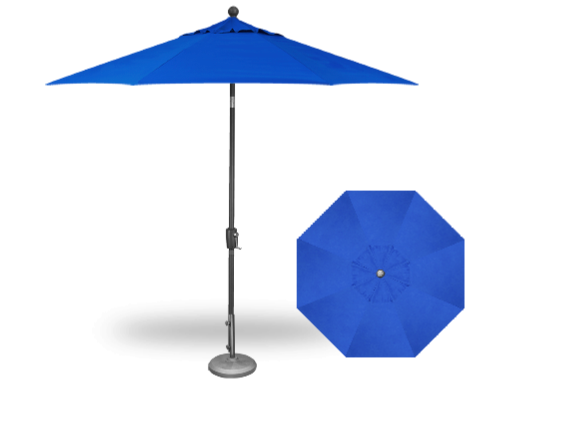 9&#39; Push Button Tilt Umbrella