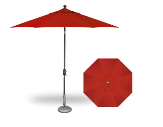 9&#39; Push Button Tilt Umbrella