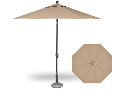 9&#39; Push Button Tilt Umbrella