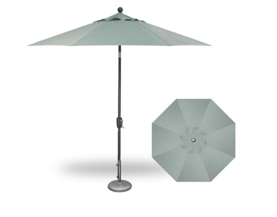 9&#39; Push Button Tilt Umbrella