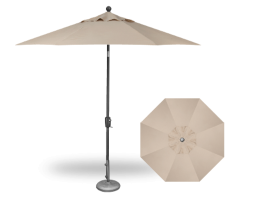 9&#39; Push Button Tilt Umbrella