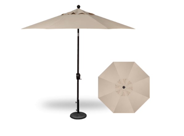 9&#39; Push Button Tilt Umbrella