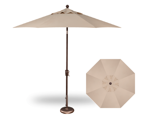 9&#39; Push Button Tilt Umbrella