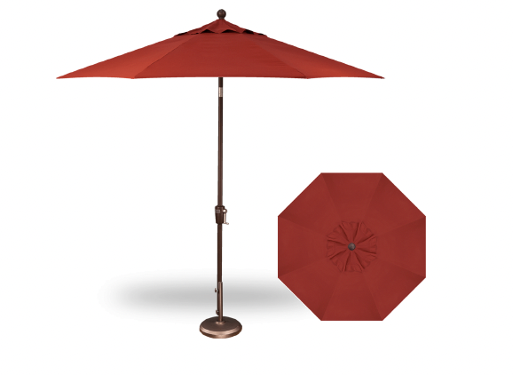 9&#39; Push Button Tilt Umbrella