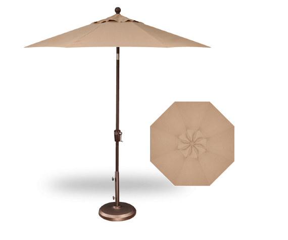 9&#39; Push Button Tilt Umbrella