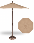 9' Push Button Tilt Umbrella