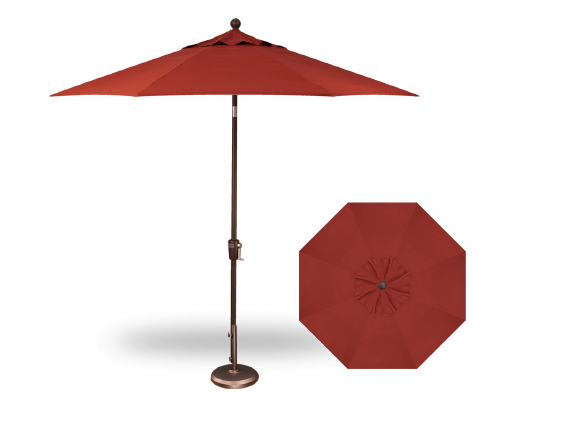 9&#39; Push Button Tilt Umbrella