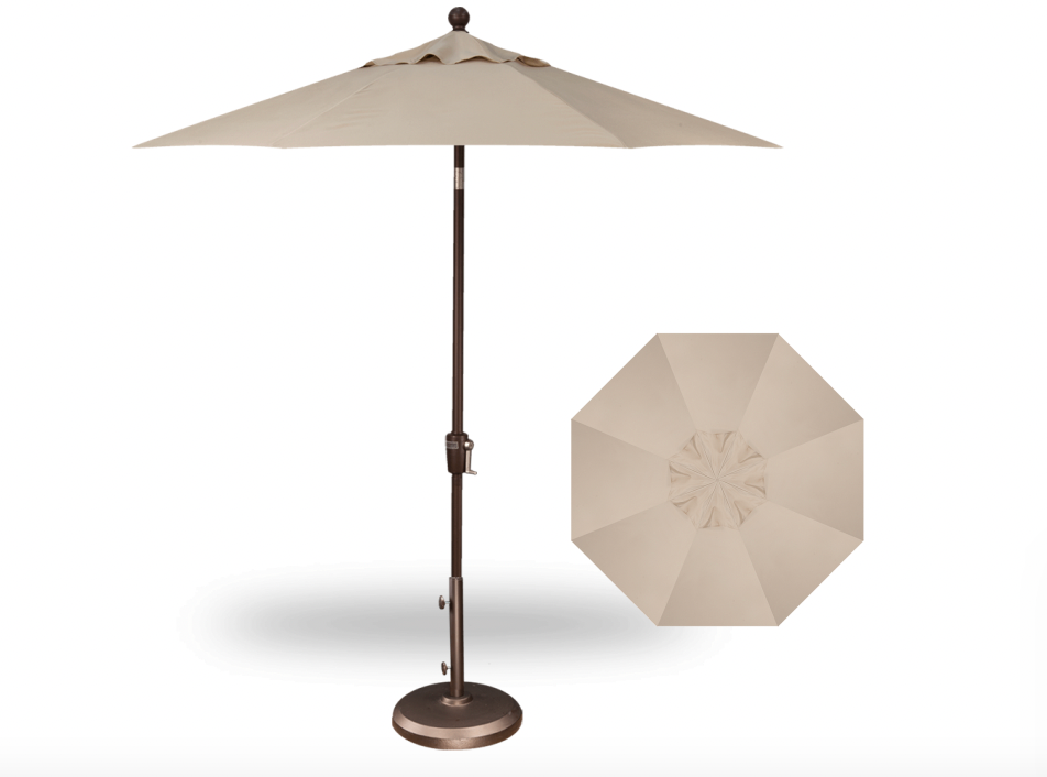 9&#39; Push Button Tilt Umbrella