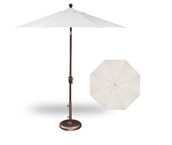 9&#39; Push Button Tilt Umbrella