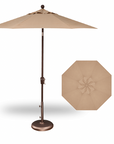 9' Push Button Tilt Umbrella