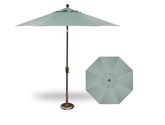 9&#39; Push Button Tilt Umbrella