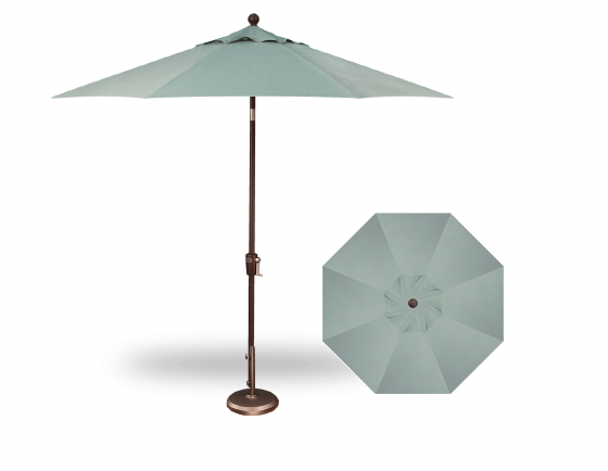 9&#39; Push Button Tilt Umbrella