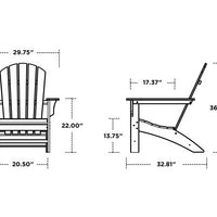 Nautical Adirondack Chair