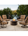 Capri Round Occasional Height Fire Pit