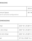 EDGE 5-Piece Modular Deep Seating Set