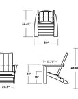 Modern Folding Adirondack