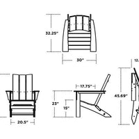 Modern Folding Adirondack