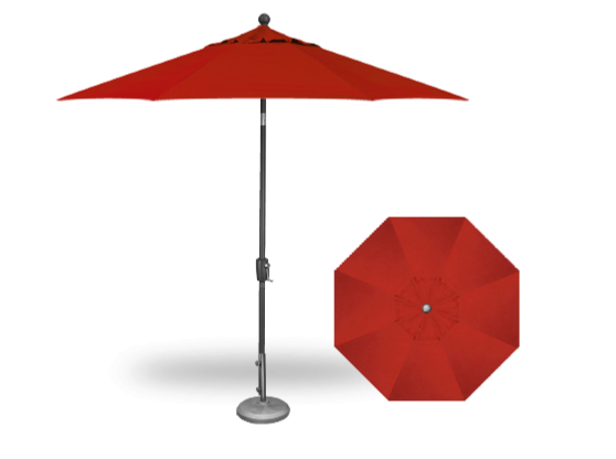 9&#39; Push Button Tilt Umbrella