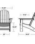 Vineyard Curveback Adirondack Chair