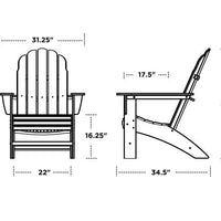 Vineyard Curveback Adirondack Chair