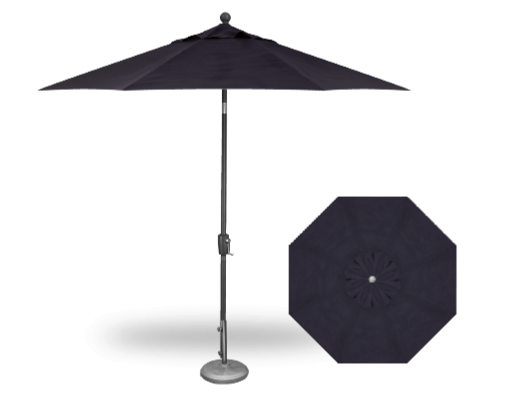 9&#39; Push Button Tilt Umbrella