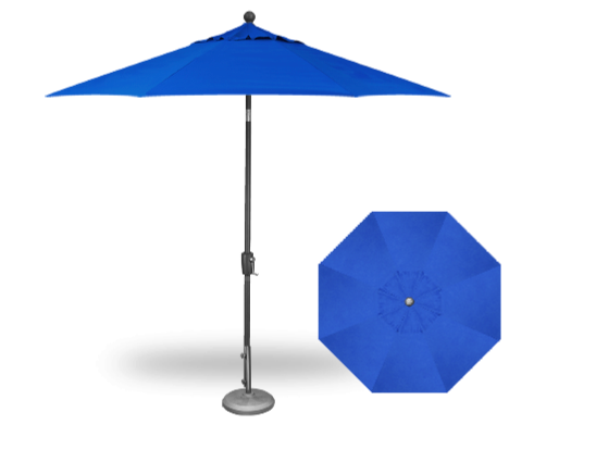 9&#39; Push Button Tilt Umbrella