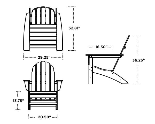 Vineyard Adirondack Chair