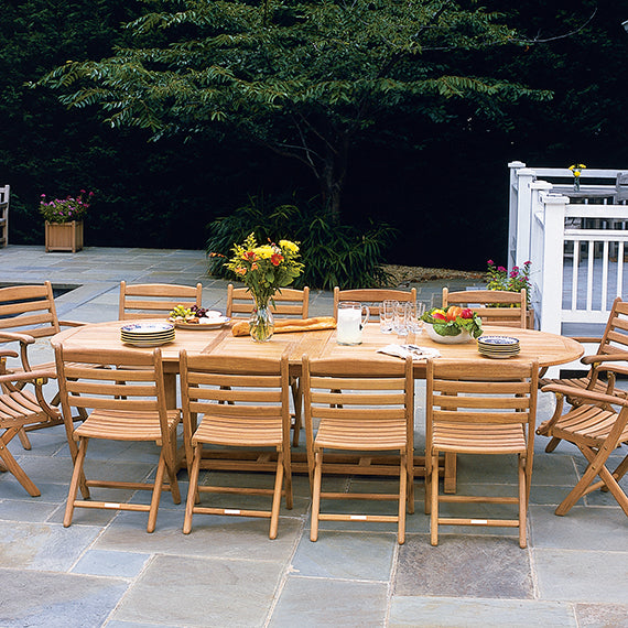 Essex 114&quot; Oval Extension Dining Table