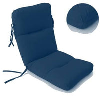 High Back Seat Cushion - Canvas Navy