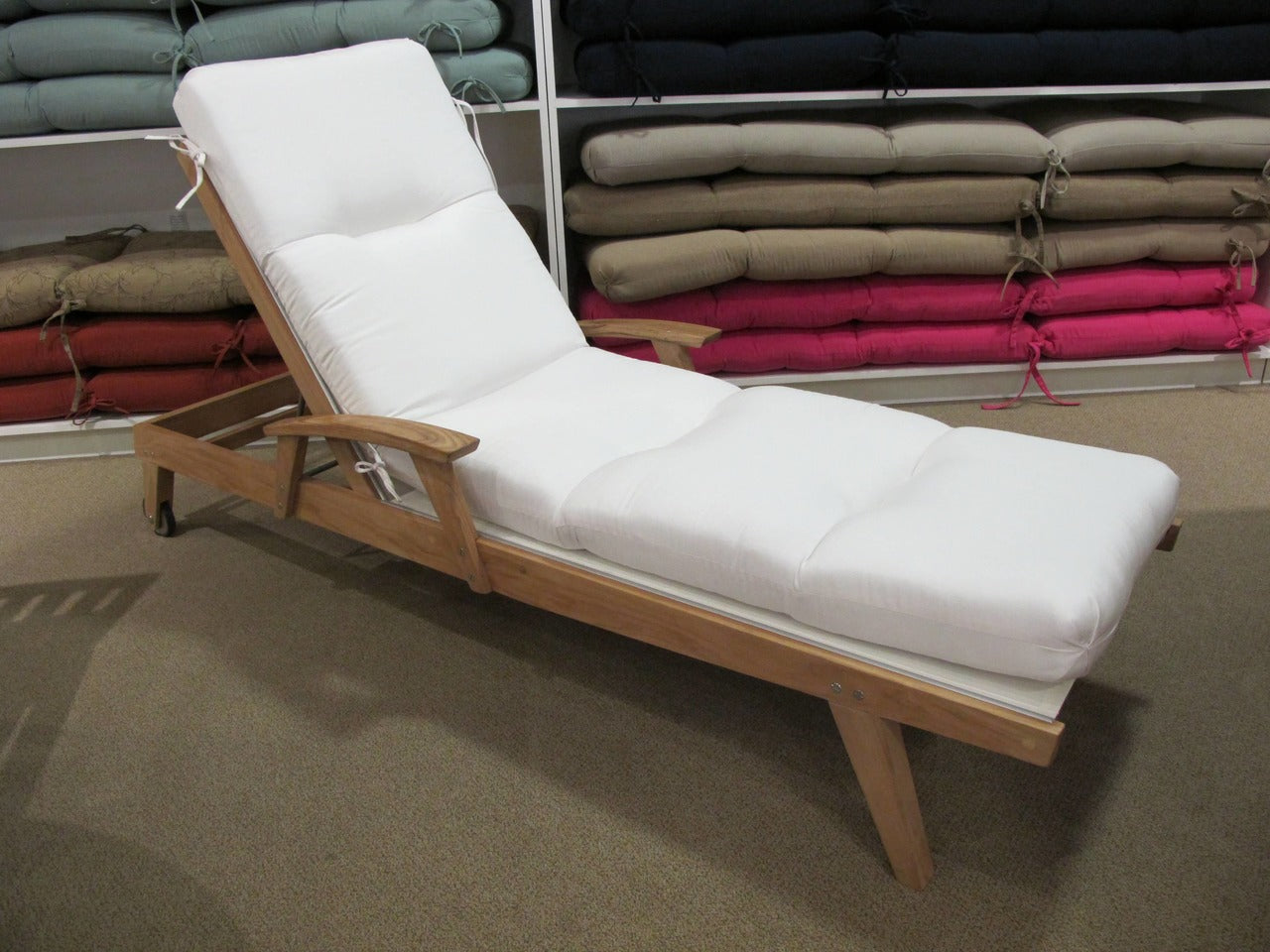 Chaise Lounge Cushion - Canvas Natural