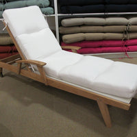 Chaise Lounge Cushion - Canvas Natural