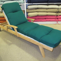 Chaise Lounge Cushion - Canvas Forest Green