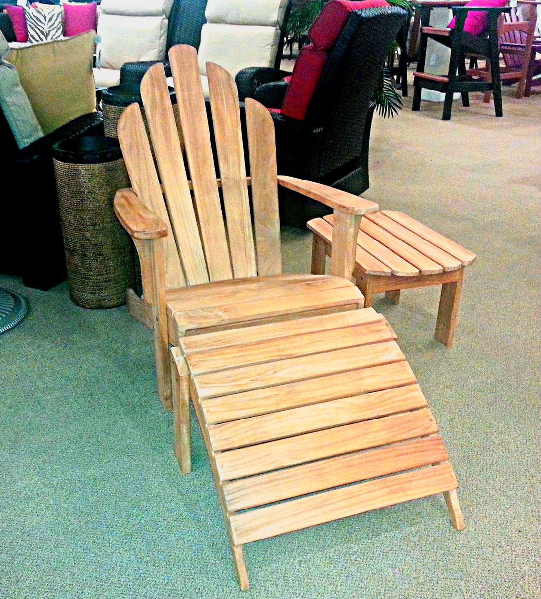 Teak Adirondack Arm Chair