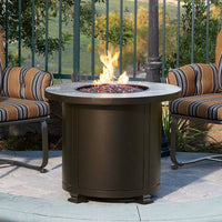 Santorini 30" Round Chat Height Fire Pit