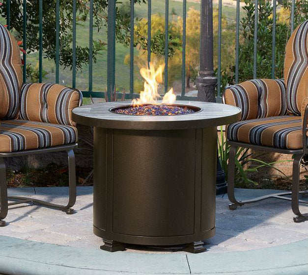 Santorini 30" Round Chat Height Fire Pit