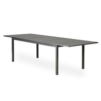 Compass Aluminum Slat Extension Dining Table