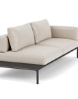 Moto Right Arm Loveseat with Table Sectional