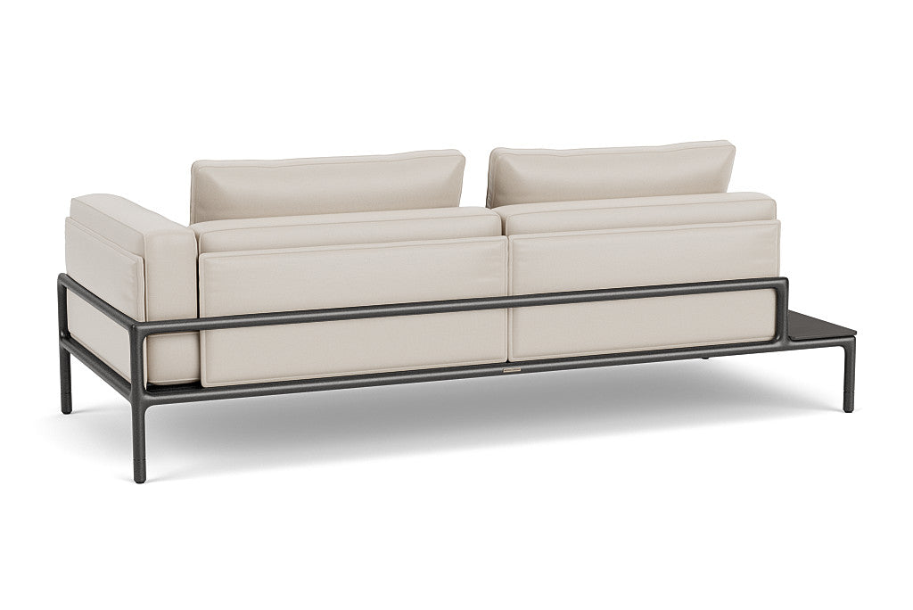 Moto Right Arm Loveseat with Table Sectional