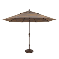 Treasure Garden 11ft Auto Tilt Octagon Market Umbrella