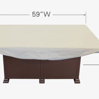 Fire Pit Cover - Large Rectangle