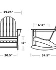 Vineyard Adirondack Rocking Chair