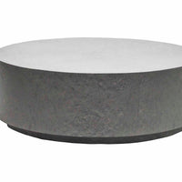 Florence 42" Rd Faux Concrete Coffee Table