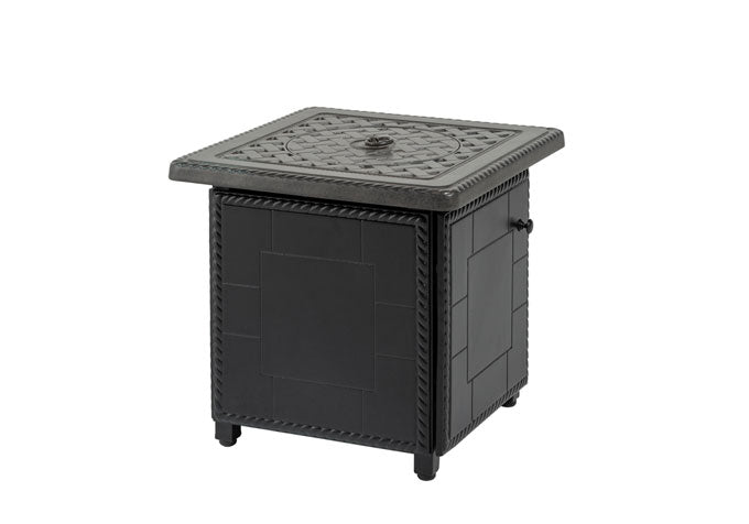 Grand Terrace 24&quot; Sq Fire Pit w Paradise Base