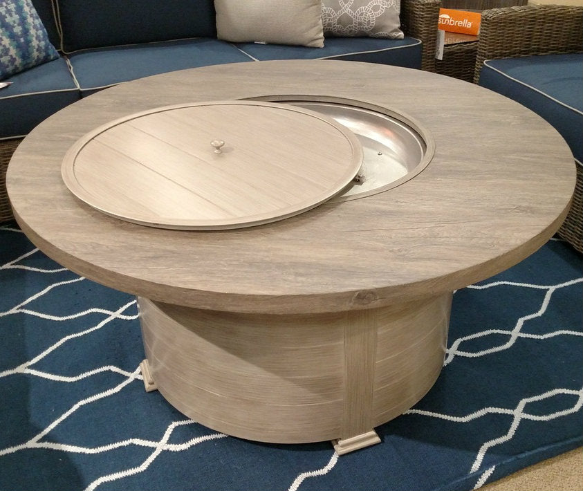 Erie Driftwood Round Fire Pit