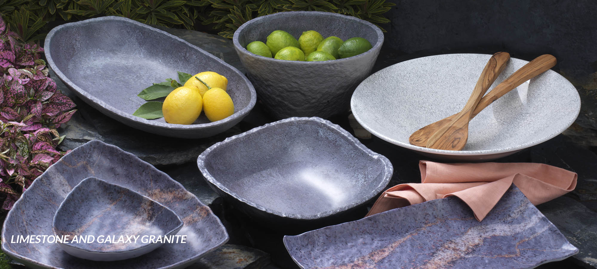 Limestone Triangle Serving Bowl – Pacific Patio Furniture